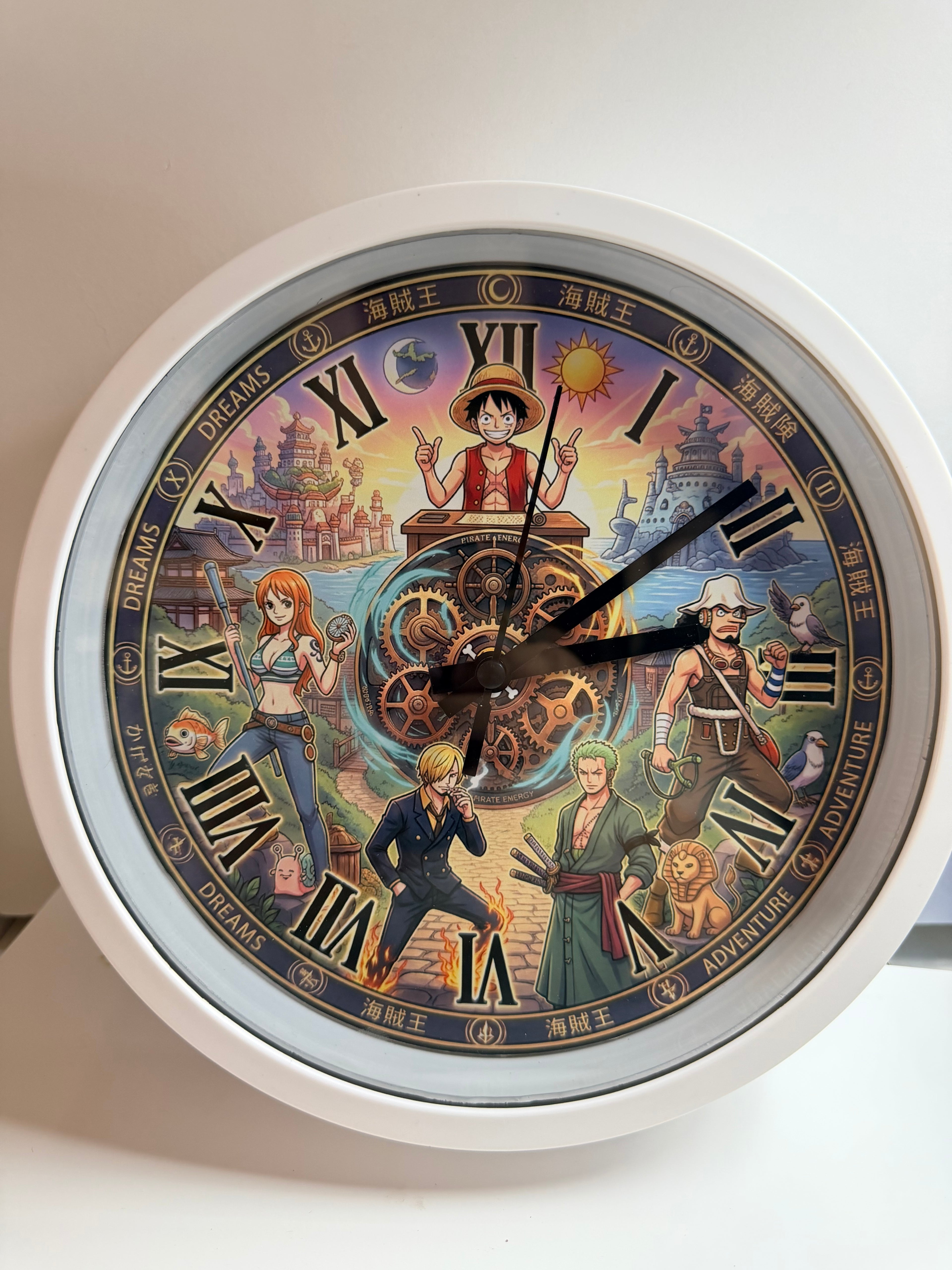 Horloge Murale Manga « Pirate Adventure » 🏴‍☠️⚓