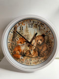 Horloge Murale « Les Amis de la Forêt » 🌲🦊